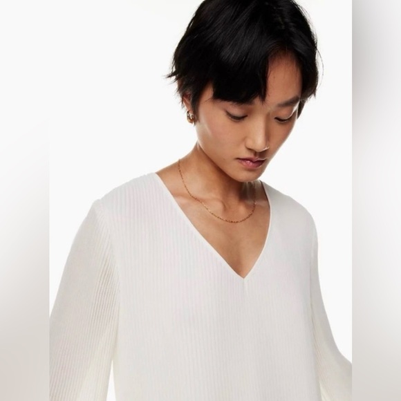 NWT Aritzia Wilfred Prophecy Dress Light Birch XS - Picture 6 of 10